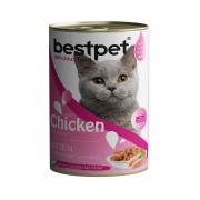 Bestpet Chiken for Kittens влажный корм с курицей в соусе для котят 400 г